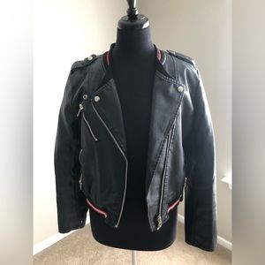 Black Vegan Leather Jacket